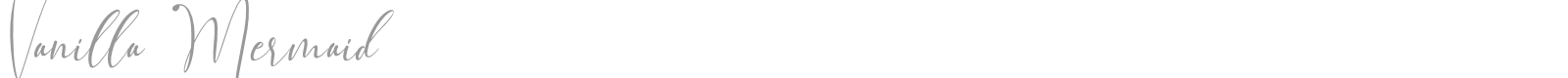 Vanilla Mermaid font preview